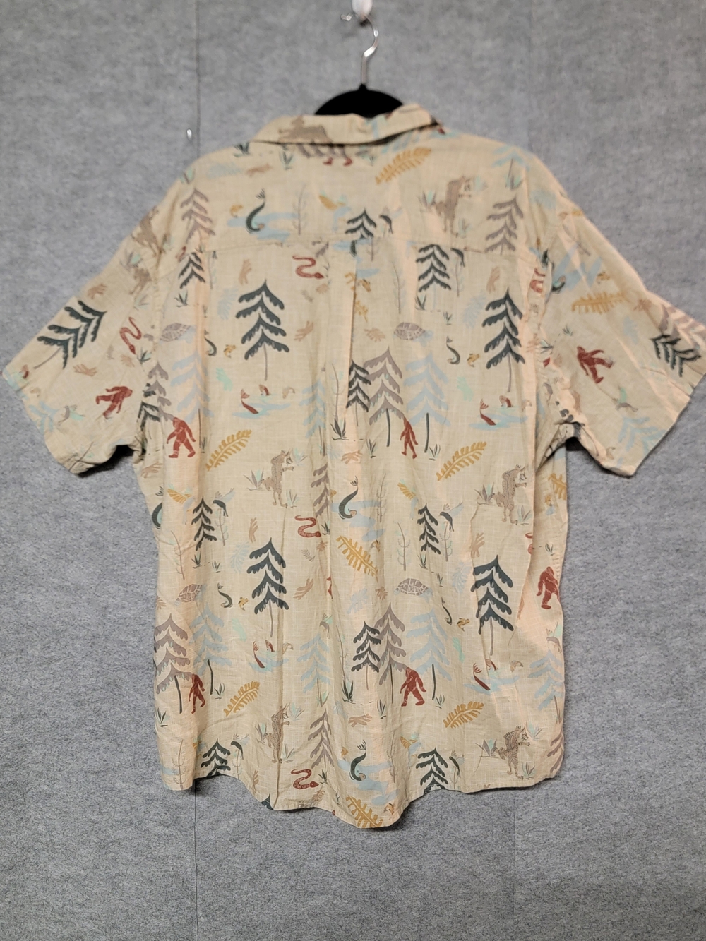 Eddie Bauer Short Sleeve Big Foot Button Down Size 2xl - Picture 2 of 10